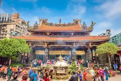 ทัวร์ไต้หวัน วัดหลงซาน (Lungshan Temple) Image10