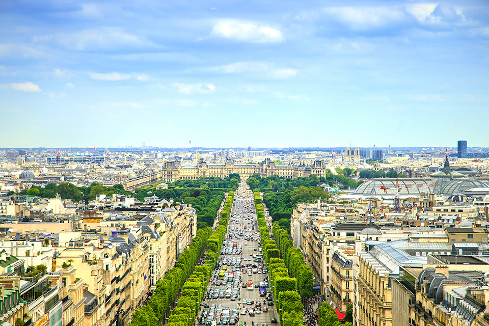 ทัวร์ยุโรป ถนนฌ็องเซลิเซ่ Champs-Élysées (Paris, France) Image28